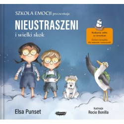 Nieustraszeni i wielki skok Elsa Punset okładka motyleksiazkowe.pl