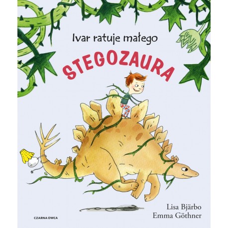 Ivar ratuje małego stegozaura Lisa Bjarbo motyleksiazkowe.pl