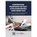 Porównanie przepisów ustawy o rachunkowości i MSR MSSF 2022