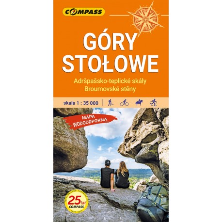 Góry Stołowe Mapa laminowana Wyd 4 motyleksiazkowe.pl