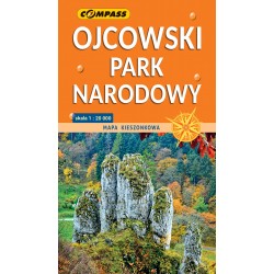 Ojcowski Park Narodowy Mapa kieszonkowa Wyd 2 motyleksiazkowe.pl