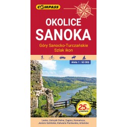 Okolice Sanoka Góry Sanocko-Turczańskie Szlak ikon Wyd 2 motyleksiazkowe.pl