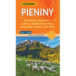 Pieniny Mapa kieszonkowa Wyd 3 motyleksiazkowe.pl