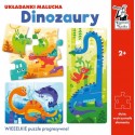 Układanki malucha XL Dinozaury 2+