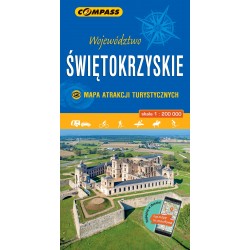 Województwo Świętokrzyskie Mapa atrakcji turystycznych Wyd 3 motyleksiazkowe.pl