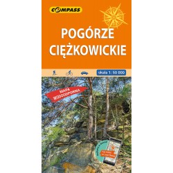 Pogórze Ciężkowickie Mapa laminowana Wyd 3 motyleksiazkowe.pl