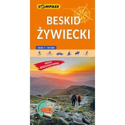 Beskid Żywiecki Mapa laminowana Wyd 15 motyleksiazkowe.pl
