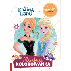 Kraina lodu Modna kolorowanka motyleksiazkowe.pl