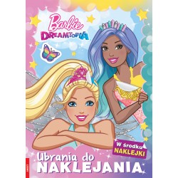 Barbie Dreamtopia Ubrania do naklejania motyleksiazkowe.pl