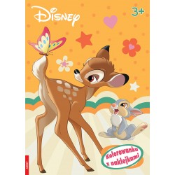 Disney Bambi Kolorowanka z Naklejkami motyleksiazkowe.pl