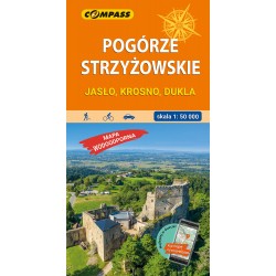 Pogórze Strzyżowskie Jasło Krosno Dukla Mapa Laminowana Wyd 3 motyleksiazkowe.pl