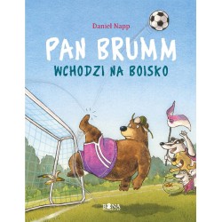 Pan Brumm wchodzi na boisko Daniel Napp motyleksiazkowe.pl