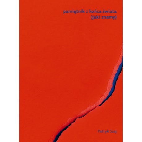 Pamiętnik z końca świata jaki znamy Patryk Szaj motyleksiazkowe.pl
