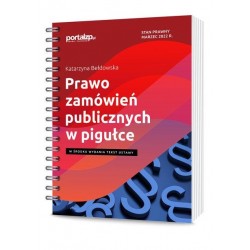 Prawo zamówień publicznych w pigułce Katarzyna Bełdowska motyleksiazkowe.pl