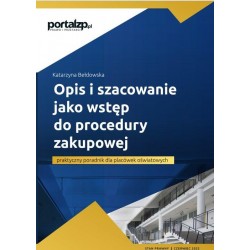 Opis i szacowanie jako wstęp do procedury zakupowej Katarzyna Bełdowska motyleksiazkowe.pl