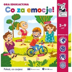 Gra edukacyjna Co za emocje 3-9 lat motyleksiazkowe.pl