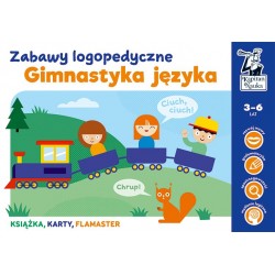 Zabawy logopedyczne Gimnastyka języka 3-6 lat motyleksiazkowe.pl