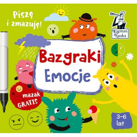 Bazgraki Emocje 3-6 lat motyleksiazkowe.pl
