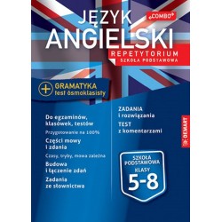 Język angielski Gramatyka Repetytorium Szkoła podstawowa klasy 5-8 motyleksiazkowe.pl