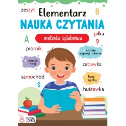 Elementarz Nauka czytania metodą sylabową motyleksiazkowe.pl