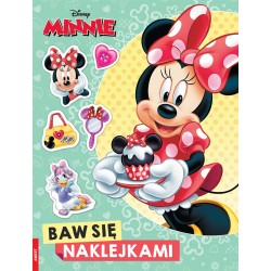 Disney Minnie Baw się naklejkami motyleksiazkowe.pl