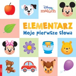 Disney Maluch Elementarz Moje pierwsze słowa motyleksiazkowe.pl