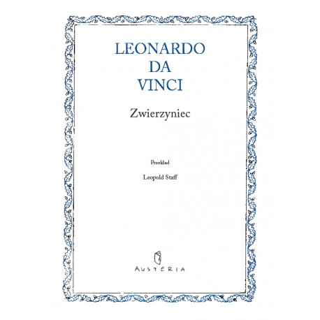 Zwierzyniec Leonardo da Vinci motyleksiazkowe.pl