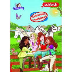 Horse Club Kolorowanka z Naklejkami motyleksiazkowe.pl