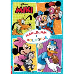 Disney Miki Naklejam i Koloruję motyleksiazkowe.pl