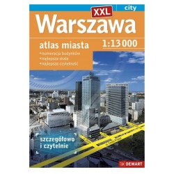 Warszawa XXL Atlas miasta motyleksiazkowe.pl