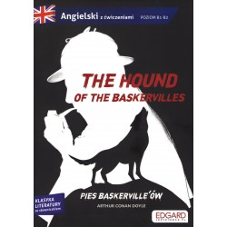 Angielski The Hound of the Baskervilles Pies Baskervilleów Adaptacja klasyki z ćwiczeniami motyleksiazkowe.pl