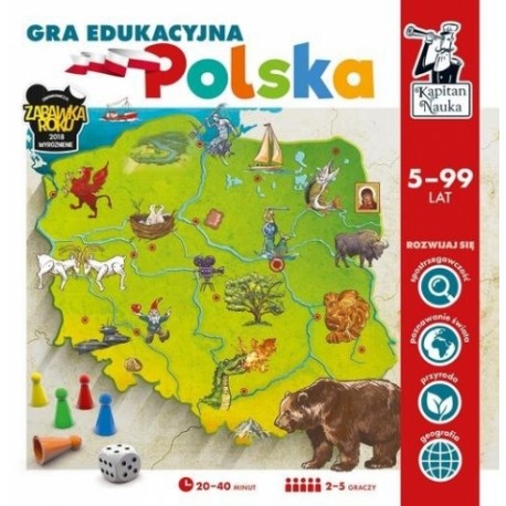 Kapitan Nauka Gra edukacyjna Polska Edycja specjalna motyleksiazkowe.pl