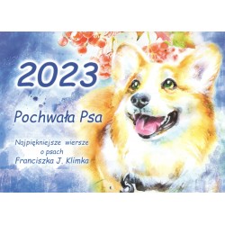Kalendarz 2023 Pochwała Psa motyleksiazkowe.pl