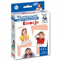 Montessori Karty obrazkowe Emocje motyleksiazkowe.pl