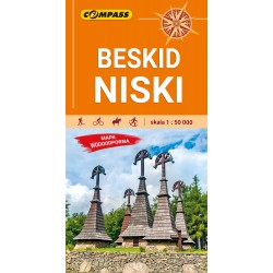 Beskid Niski Mapa laminowana Wyd 18 motyleksiazkowe.pl