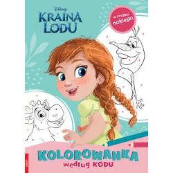 Kraina lodu Kolorowanka według kodu motyleksiazkowe.pl