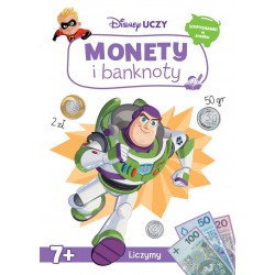 Disney Uczy Monety i banknoty okładka motyleksiazkowe.pl