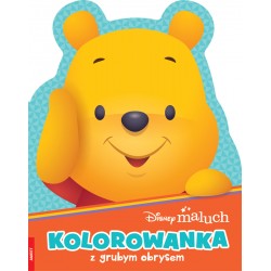 Disney Maluch Kolorowanka z grubym obrysem okładka motyleksiazkowe.pl