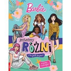 Barbie Jesteśmy różni i to jest super okładka motyleksiazkowe.pl