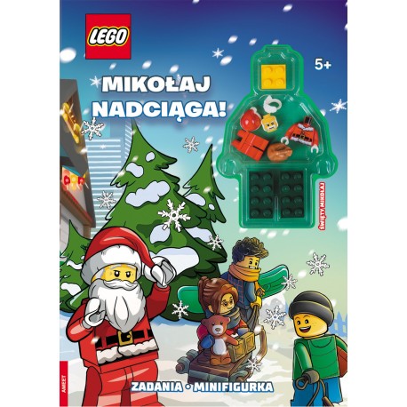 LEGO Books Mikołaj nadciąga okładka motyleksiazkowe.pl