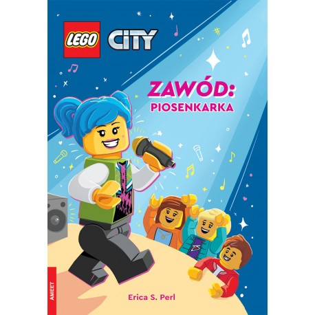 LEGO City Zawód Piosenkarka Erica S. Perl okładka motyleksiazkowe.pl