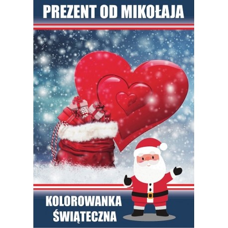 Prezent od Mikołaja Kolorowanka świąteczna motyleksiazkowe.pl