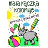 Mała rączka koloruje Ilustracje z grubą kreską