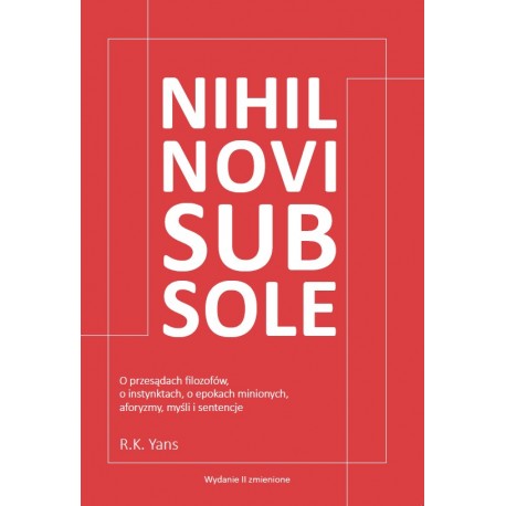 Nihil novi sub sole R.K.Yans motyleksiazkowe.pl