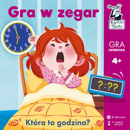 Gra w zegar Która godzina Justyna Karaszewska motyleksiazkowe.pl