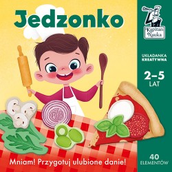 Jedzonko Układanka kreatywna Katarzyna Nowakowska motyleksiazkowe.pl