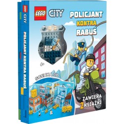 LEGO City Policjant kontra rabuś okładka motyleksiazkowe.pl