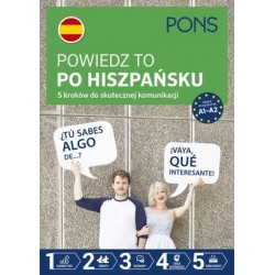 Powiedz to po hiszpańsku Poziom A1-A2 PONS motyleksiazkowe.pl
