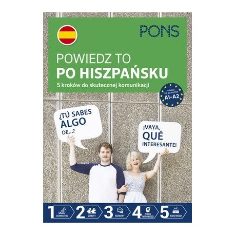 Powiedz to po hiszpańsku Poziom A1-A2 PONS motyleksiazkowe.pl