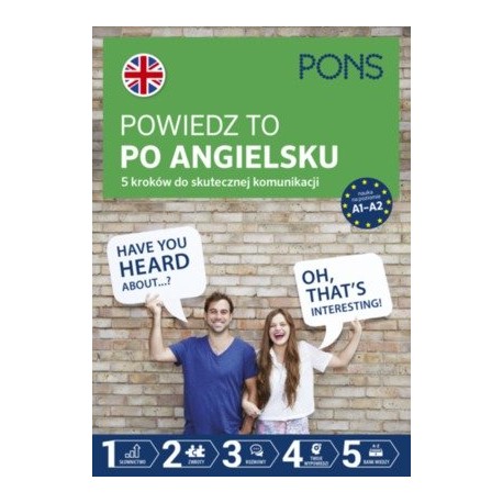Powiedz to po angielsku Poziom A1-A2 PONS motyleksiazkowe.pl